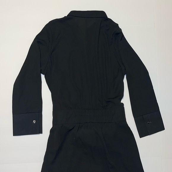 🆕 Gretchen Scott Black Shirt Dress - Women’s Size Small - Picture 3 of 6